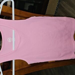 Girls Youth Wonder Nation Pink Ribbed Tank Top. Sz Large 10/12